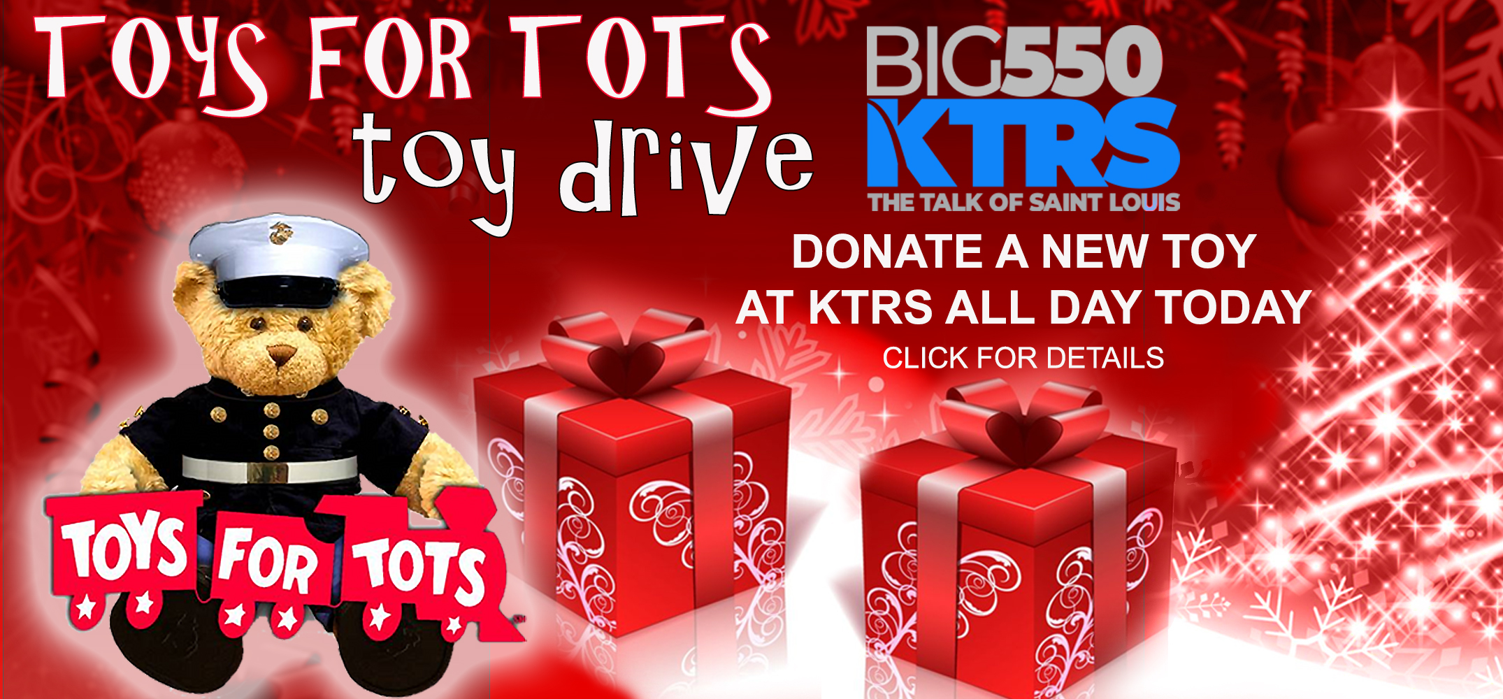 toys for tots toy drive day of slider (1) The Big 550 KTRS